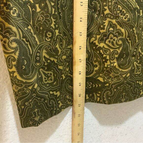 ESCADA Pull-On Paisley Skirt Size 40 Multicolor wool blend - Picture 3 of 10